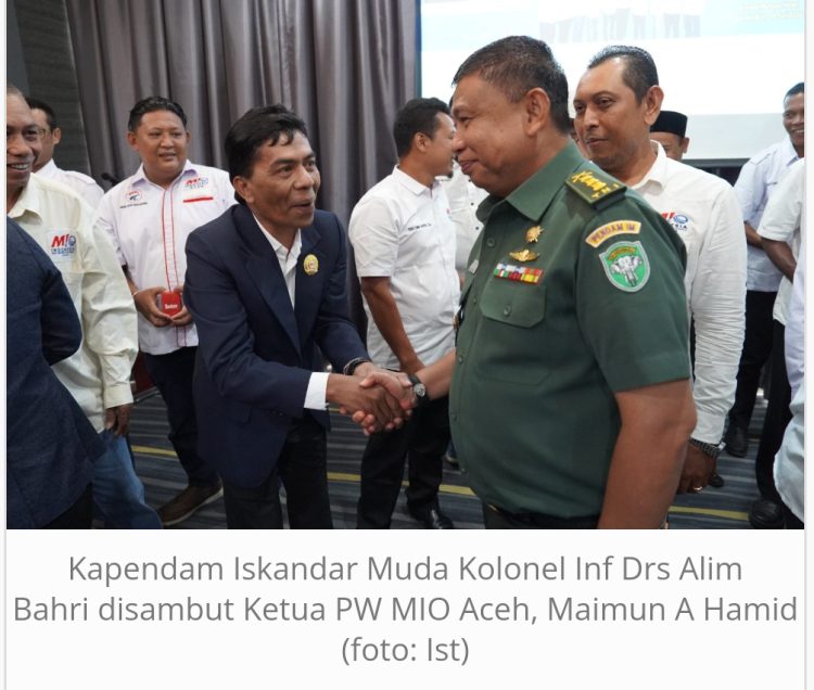 Ketum MIO Indonesia Kukuhkan Pengurus Provinsi dan Kabupaten di Aceh
