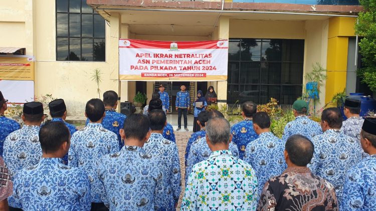 Abdul Hamid Pimpin Apel Netralitas ASN Pemerintah Aceh