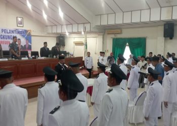 PJ Bupati, Jalaluddin SH, MM, Lantik 29 PJ geusyik
