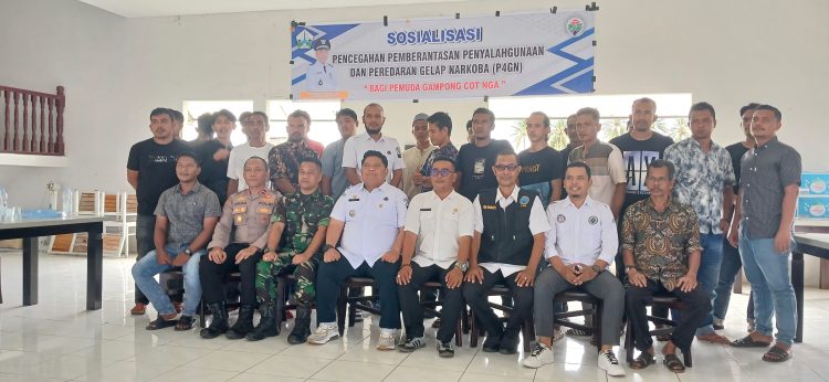 Camat Peusangan Sosialisasi P4GN bagi Pemuda Gampong
