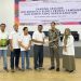 Rektor Serahkan Buku Karya Dekan FP Unaya Dalam PT. SBA Goes to Campus