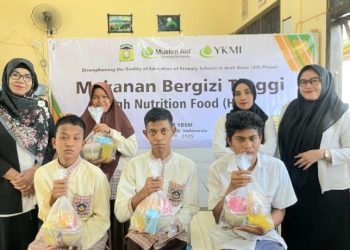 SLB YBSM Banda Aceh Gelar Periksa Kesehatan dan Edukasi Gizi Seimbang