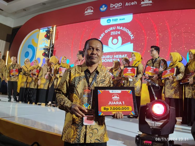 Feri Irawan Juara 1 kepala SMK inovatif se-Aceh 2024 Versi BGP Aceh