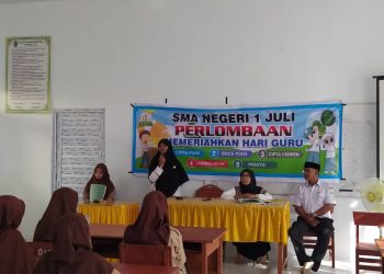 SMAN 1 Juli Gelar Lomba Literasi Sambut Hari Guru Nasional 2024