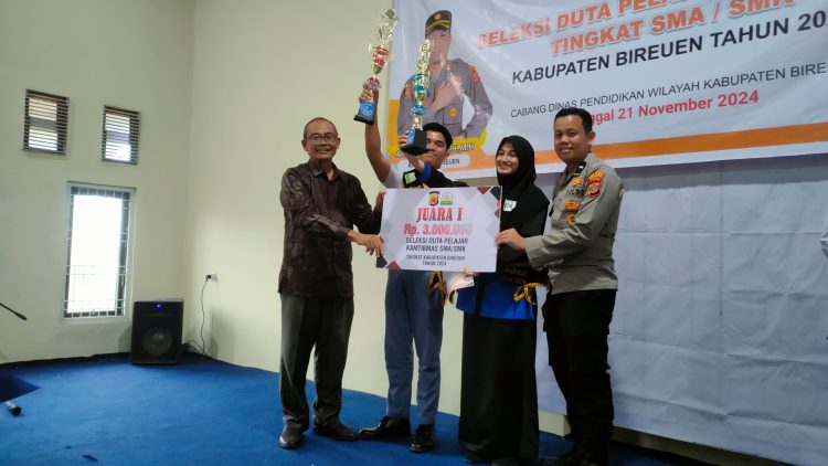Ini Juara Duta Pelajar Kamtibmas Bireuen 2024