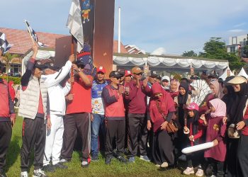 Wakil Ketua DPR Aceh Tengah Hamdan, Hadiri Jalan Santai Sosialisasi Pilkada Serentak 2024