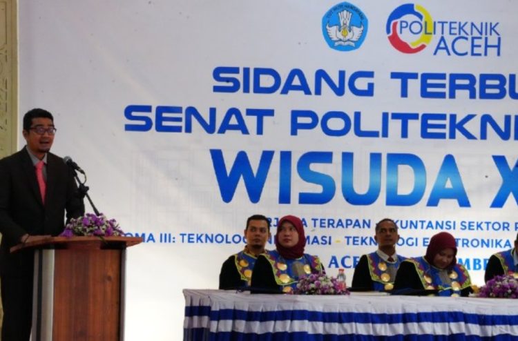 Kadisdik Aceh Ajak Lulusan Politeknik Ciptakan Lapangan Kerja