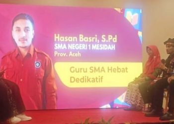Guru SMAN 1 Mesidah Raih Juara Dedikatif Nasional, Ini Kata Kacabdisdik Bener Meriah
