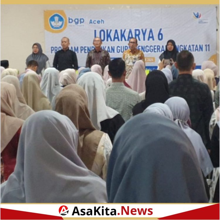 Kacabdin Bireuen Resmi Buka Lokakarya 6 CGP Angkatan 11 di SMAN 1 Bireuen