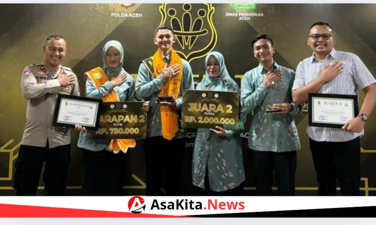 Masshalul Riesfy dan Firda Natara Hani harumkan nama SMAN 1 Meureudu di level provinsi. Tidak hanya itu, prestasi ini juga mengharumkan nama Pidie Jaya.