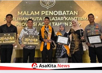 Zhafar dan Zofiola Harumkan Nama Nagan Raya di Seleksi Duta Pelajar Kamtibmas 2024
