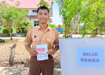 Pesta demokrasi Ala SMK Negeri 1 Panga: M. Rizki Alfiansyah dan M. Aidil Saputra Terpilih Sebagai Ketua dan Wakil Ketua OSIS periode 2025/2026