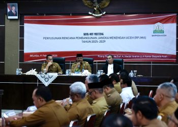 Pj Gubernur Safrizal Pimpin Rapat Perdana Penyusunan RPJMA 2025-2029