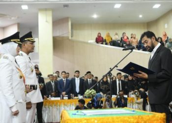 Gubernur Muzakir Manaf Lantik Wali Kota dan Wakil Wali Kota Banda Aceh