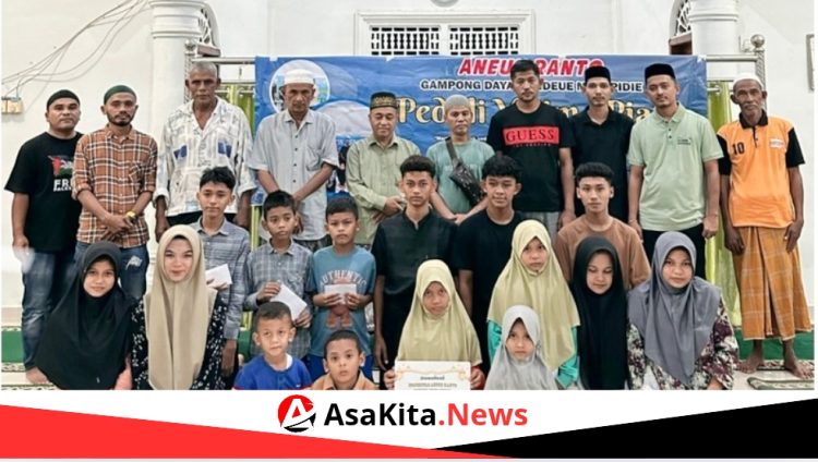 Kepedulian Tanpa Batas: Komunitas Aneuk Ranto Gampong Dayah Andeue Santuni Anak Yatim Jelang Idul Fitri