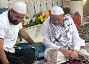 Gubernur Aceh Silaturahmi ke Abu Paya Pasi dan Waled Lapang di Momen Idul Fitri