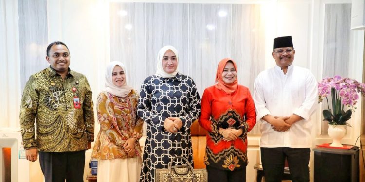 Perkuat Kolaborasi, Ketua PKK Aceh Kunjungi Dirjen Bina Adwil Kemendagri