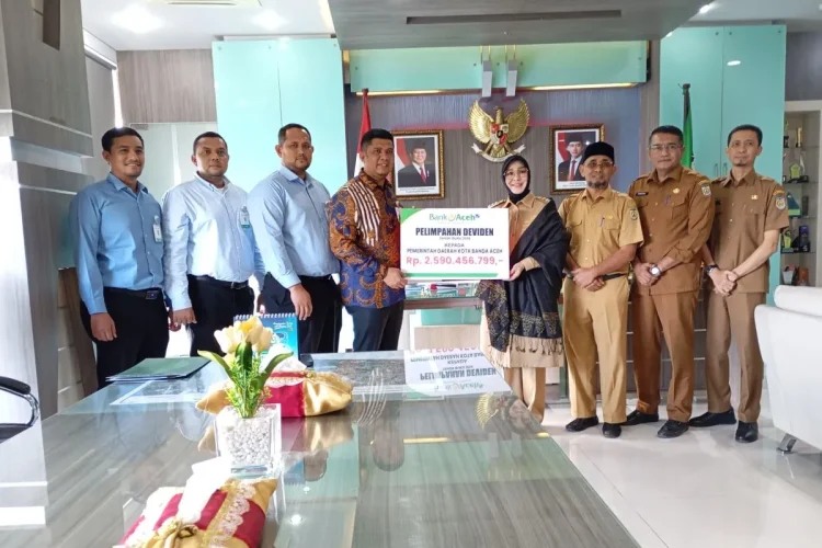 Bank Aceh berikan dividen Rp2,5 miliar untuk Pemerintah Banda Aceh