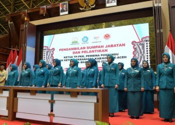 Marlina Lantik Ketua PKK, Pembina Posyandu, dan Ketua Dekranasda Kabupaten/Kota