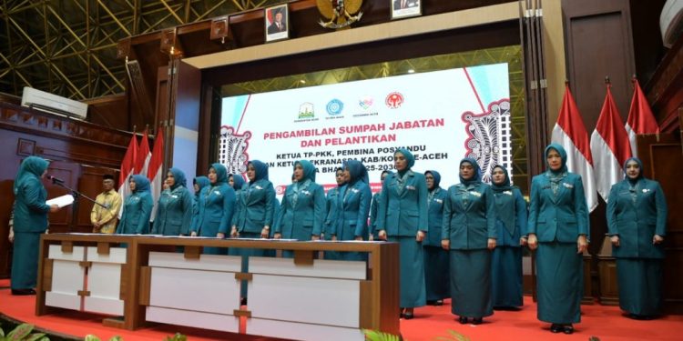 Marlina Lantik Ketua PKK, Pembina Posyandu, dan Ketua Dekranasda Kabupaten/Kota