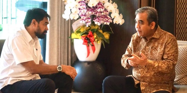 Gubernur Aceh Bertemu Ketua MPR RI Bahas Pembangunan Aceh