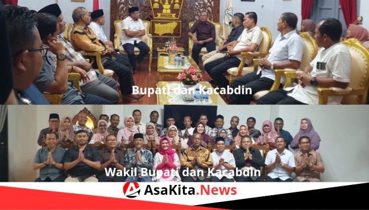 Kacabdin  Bersama Kepala SMA, SMK, SLB Silaturahmi dengan Bupati dan Wakil Bupati