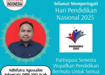 Sekretaris DPW SWI Aceh Soroti Tantangan Sistem Pendidikan Nasional dari Perspektif Jurnalis
