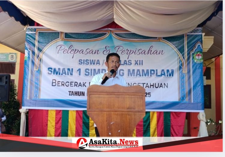 Kepala SMAN 1 Simpang Mamplam Lepas Siswa Kelas XII dengan Analogikan Pelaut: “Selamat Berlayar di Lautan Kehidupan”