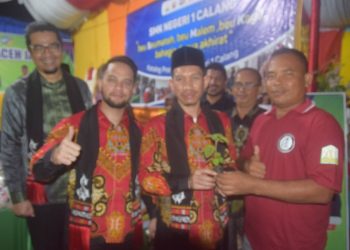 Kepala SMKN 1 Teunom Ucapkan Terima Kasih Bibit Nilam dan Kunjungan Bupati dan Wabup Aceh Barat ke Stand Expo SMK Aceh Jaya