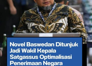 Kapolri Bentuk Satgassus Optimalisasi Penerimaan Negara, Novel Baswedan Jadi Wakil Kepala