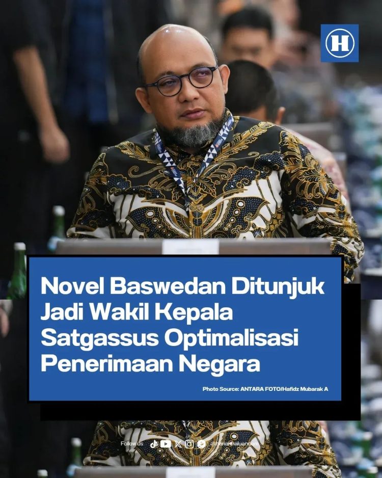 Kapolri Bentuk Satgassus Optimalisasi Penerimaan Negara, Novel Baswedan Jadi Wakil Kepala