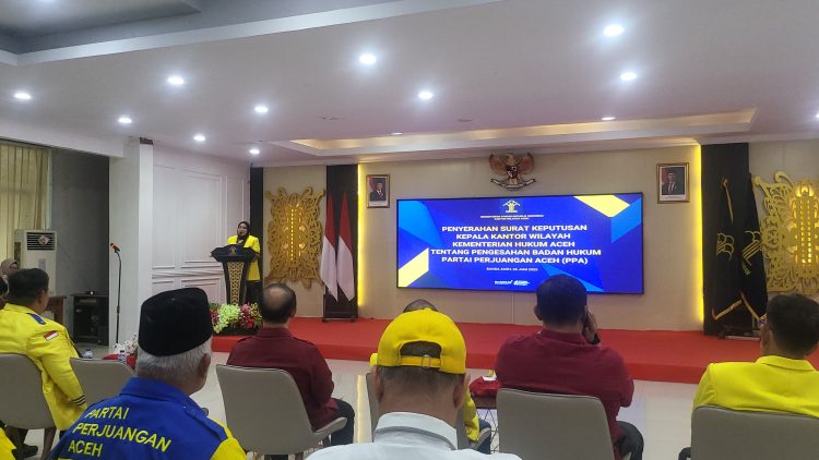 Partai Perjuangan Aceh  Resmi Terdaftar di Kemenkum. Siap Ramaikan Gelanggang Politik Aceh