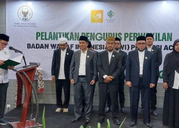 Prof Dr Fauzi Saleh Dikukuhkan sebagai Ketua BWI Aceh 2025–2028, Dorong Literasi dan Wakaf Produktif untuk Kemaslahatan Umat