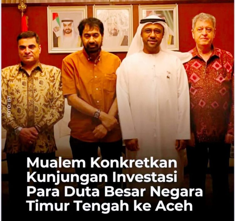 Gubernur Aceh Mualem Audiensi dengan Dubes UEA Bahas Peluang Investasi Aceh