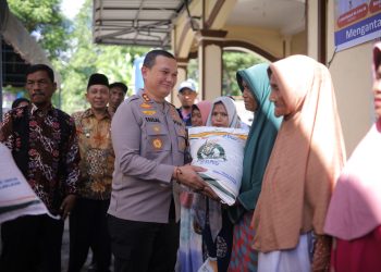 Kapolres Pidie Jaya Dukung Penyaluran Bantuan Pangan Pemkab untuk Tekan Inflasi