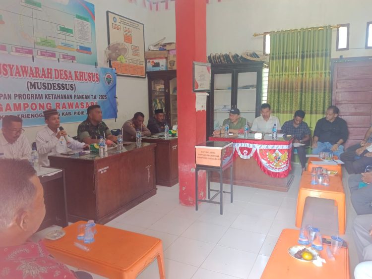 Camat Trienggadeng Ingatkan 20% Dana Desa untuk Ketahanan Pangan Harus Non-Fisik