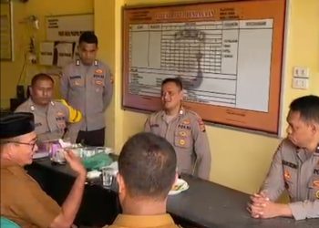 Atasi Masalah Siswa Susah Menyebrang, Kacabdin Bireuen Koordinasi dengan Kapospol Peulimbang