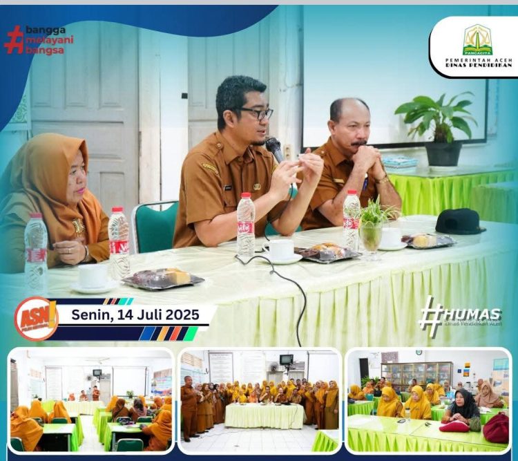 Kadisdik Aceh Tinjau MPLS dan Serap Aspirasi Guru di SMAN 6 Banda Aceh