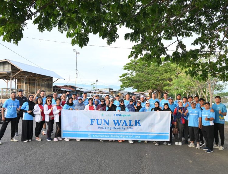 BCA Syariah dan Aceh Water Gelar Funwalk “Building Healthy Life” di Lhokseumawe