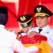 Dipimpin Wakil Gubernur, Upacara Penurunan Bendera di Aceh Berlangsung Khidmat