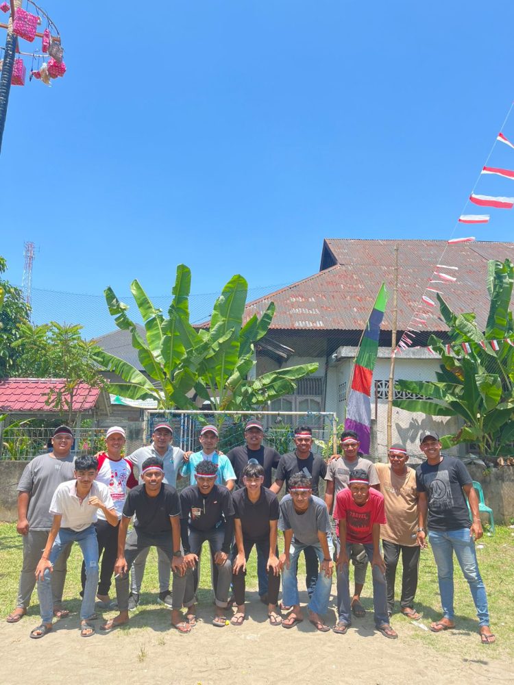 Pemuda Gampong Matang samalanga Semarakkan HUT RI ke-80