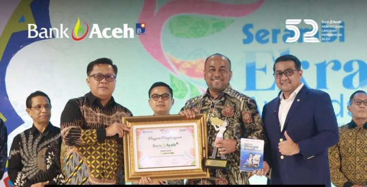 Bank Aceh Sabet Serambi Ekraf Awards 2025, Bukti Nyata Dukung UMKM dan Ekonomi Kreatif
