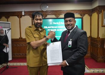 Gubernur Aceh Lantik Direktur Utama PT Bank Aceh Syariah