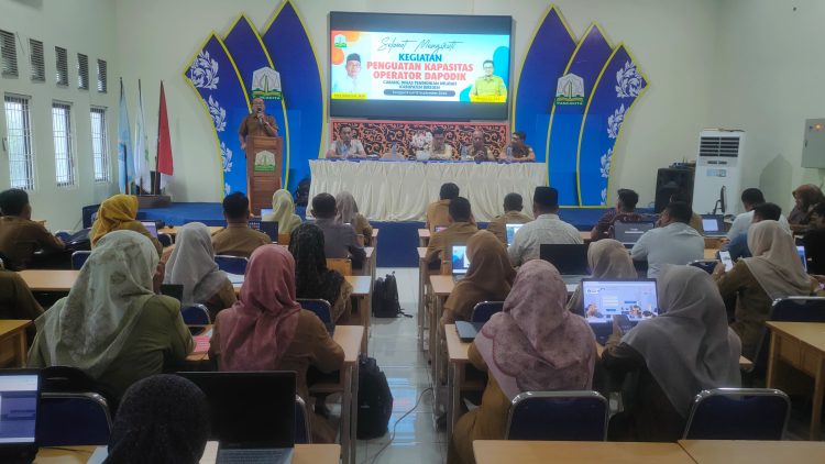 Operator Dapodik di Wilayah Cabdin Bireuen Dilatih untuk Pastikan Data Siswa dan Guru Valid