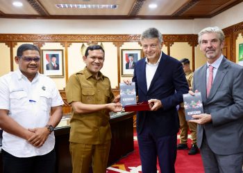 Wagub Fadhlullah Terima Kunjungan Dubes Uni Eropa