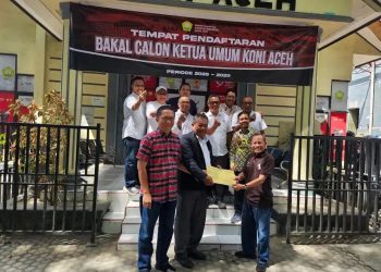 Tim Pon Yahya Ambil Formulir Caketum KONI Aceh, Siap Bertarung di Musprovlub