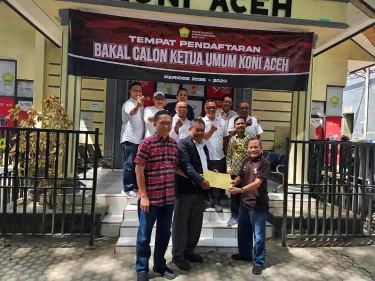 Tim Pon Yahya Ambil Formulir Caketum KONI Aceh, Siap Bertarung di Musprovlub