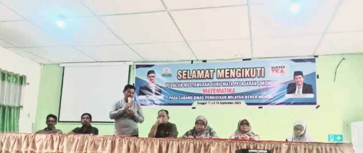 Siapkan Siswa Hadapi TKA, Cabdisdik Bener Meriah Gandeng 12 MGMP
