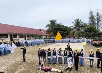SMAN 1 Matangkuli Tuan Rumah Upacara HUT PMI ke-80 di Aceh Utara