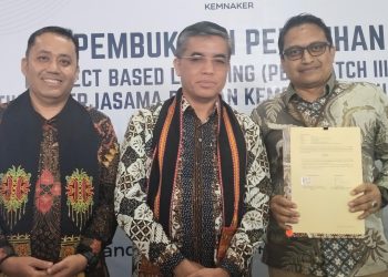 Menteri Ketenagakerjaan Saksikan Penandatanganan Saksikan MoU PNL dan BPVP Aceh: Sinergi Vokasi untuk Membangun Negeri
